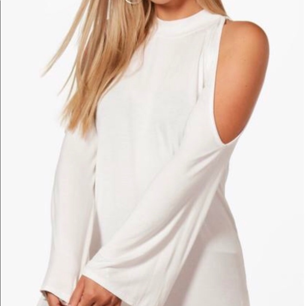 Open shoulder blouse